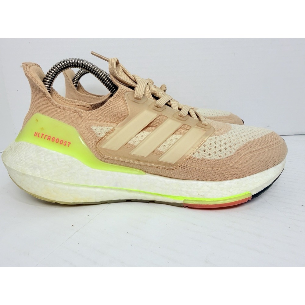 Adidas Ultraboost 21 Ash Pearl Halo Ivory Women's 6.5 Primeblue FY0399